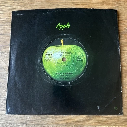 Pop Rock White Trash ‎– Road To Nowhere Apple Records ‎– APPLE 6 The Beatles.