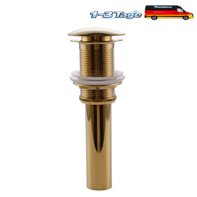 Push Pop Up Click Clack Titan Gold 1 3 5 Zoll Waschtischarmatur
