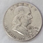 1960 Franklin Half Dollar in VF Condition