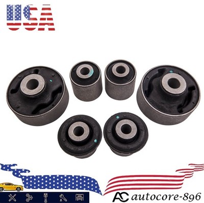6pcs Front Lower Control Arm Bushing Kit for Honda Accord TL TSX 2004-2008