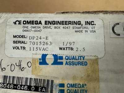 OMEGA ENGINEERING INC MODEL DP24-E New.