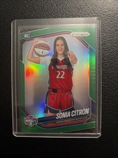 2025 Panini Prizm WNBA Sonia Citron RC #148 Green Prizm  SP - Mystics Rookie