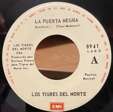 Los Tigres Del Norte 1986 45 RPM La Puerta Negra EX Norteño Tejano