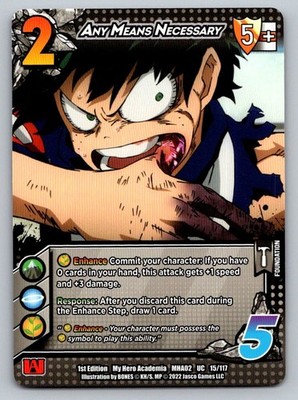 2022 Universus My Hero Academia 1ST Edition Any Means Necessary