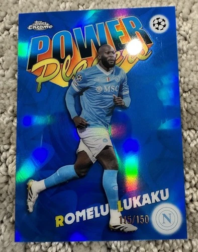 2025-26 Topps Chrome UCC #PP-12 Romelu Lukaku Power Players Blue /150