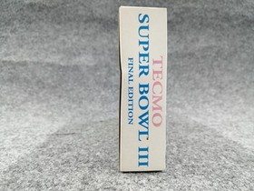 TECMO BOWL III FINAL EDI Famicom software Japan 2m