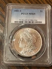 1881-S Morgan Silver Dollar $1 PCGS MS65 San Francisco Mint