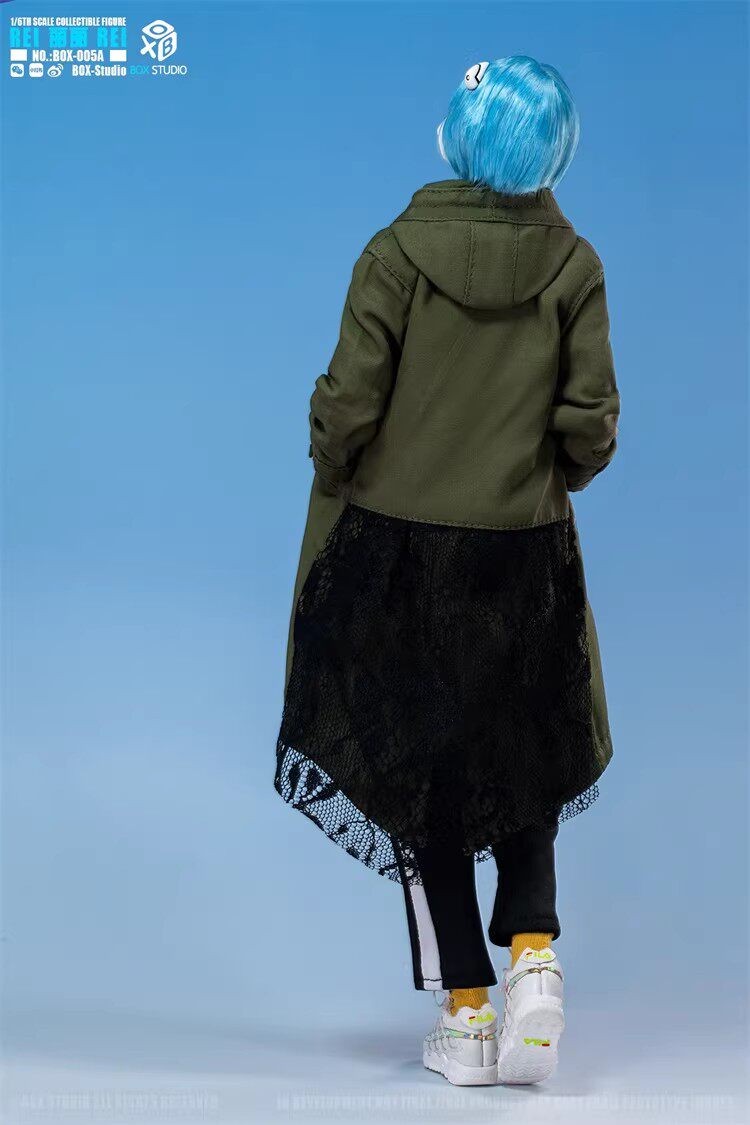 1/6 BOX STUDIO BOX-005A Anime coat Long hair girl Head Body Action
