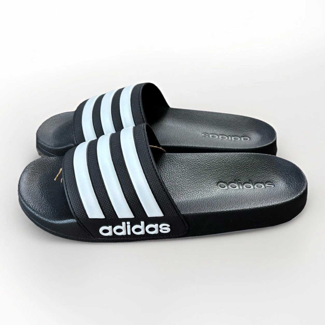 Sandali Adidas Adilette Shower Big Kids Slides taglia 6 nuovi con scatola nuovi neri