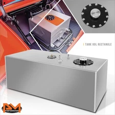 14 Gallon Lightweight Aluminum Metallic Fuel Cell/Gas Tank w/ Cap & Level Sender