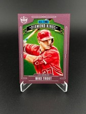 2020 Diamond Kings Mike Trout Plum Frame Parallel ATDK-9 NM+ Angels