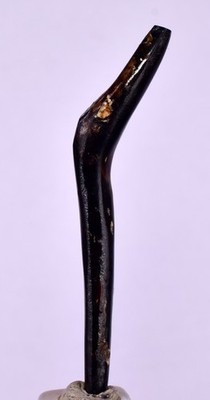 4,9 cm GOLDENE SCHWARZE KORALLE POLIERT PERU NATURSCHMUCK ANHÄNGER VB5