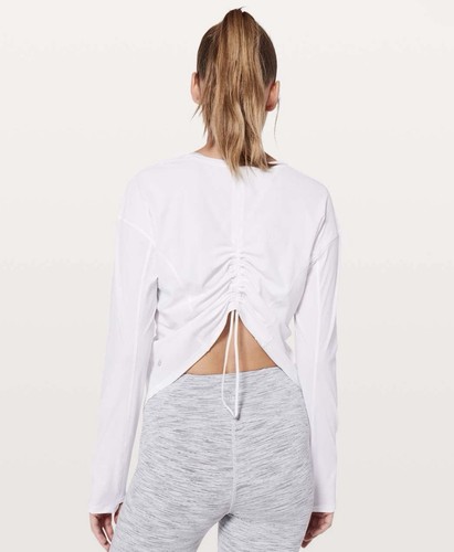 Lululemon On Pace Long Sleeve White | SIZE: 8