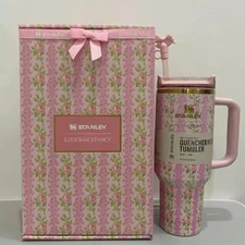 Stanley X Love Shack Fancy 40 Oz Quencher Tumbler – Blooming Heirloom Edition