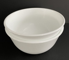 Set of Two, Corelle Vitrelle, Winter Frost White, Soup/Cereal Bowls, 6" X 3"