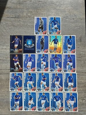 Topps Premier League Everton X22 inkl. Motm Badge Foils 2010/11