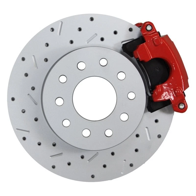 For Plymouth Fury 62-69 Drilled & Slotted Rear Disc Brake Conversion Kit Foto 3 de 4