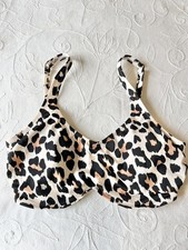 Freya Bikini Top Bra Animal Instinct 30G Convertible Bralette Underwire Swimwear