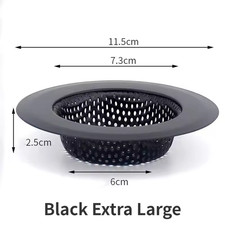 Stainless Steel Sink Filter Mesh Drain Strainer Kitchen Bathroom Hair Catcher