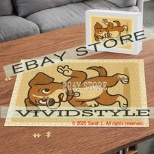 Cute Dog playful pet 500pc jigsaw puzzle 15X20.5 in