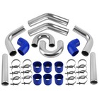 3" 76MM TUYAU TUYAUTERIE UNIVERSAL ALUMINUM INTERCOOLER TURBO PIPING PIPE return