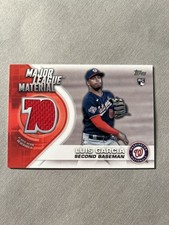 2021 Topps Luis Garcia #MLM-LG Rookie RC Major League Material Jersey Nationals
