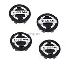 Set of 4 Black Nissan Wheel Center Cap 54mm for Altima Maxima Murano 40343 Au51A (For: Nissan Altima)