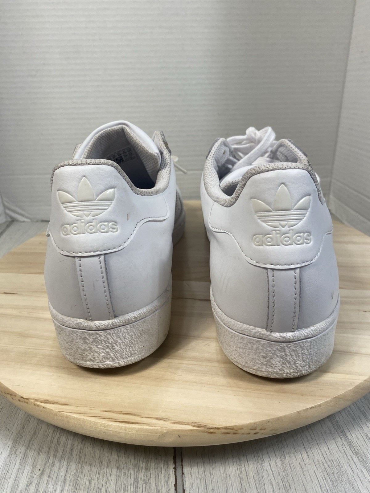 SAOLA Sneakers basse da uomo Adidas Originals Superstar Triple bianche ~ taglia USA 13