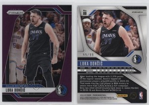 2024-25 Panini Prizm Purple Prizm /99 Luka Doncic #89