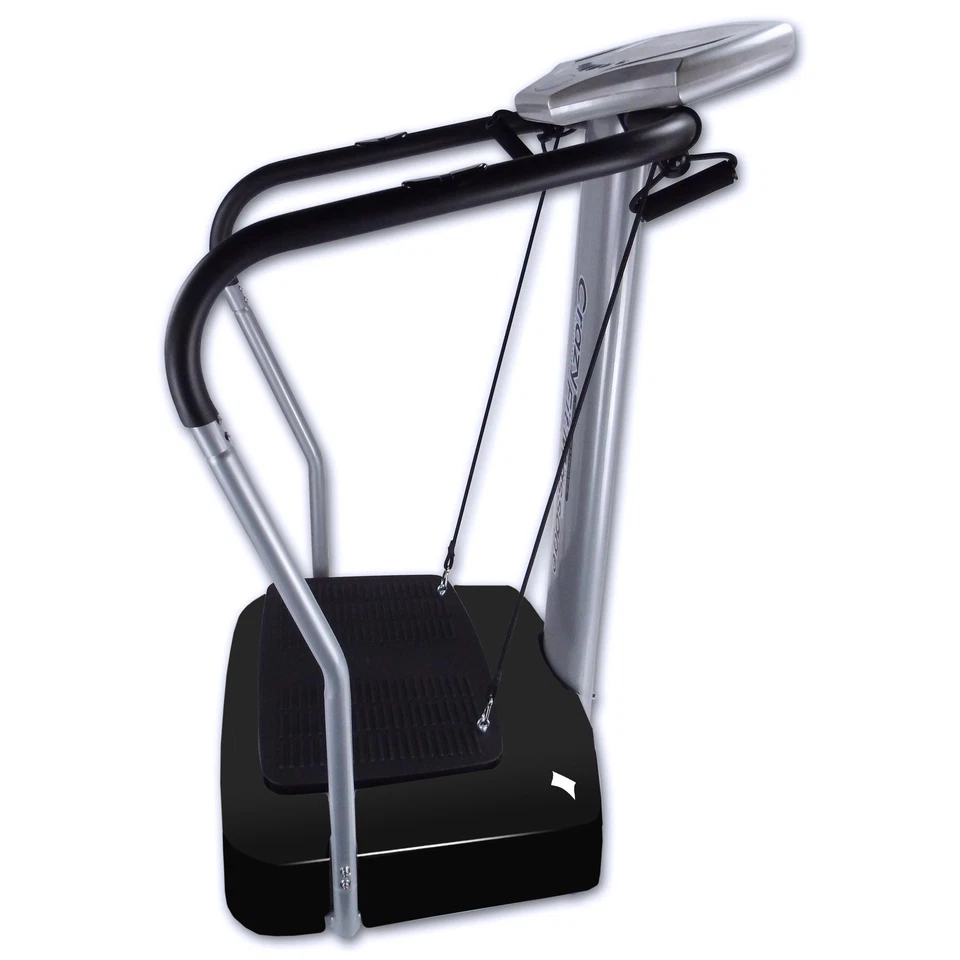 Crazy Fit Heimtrainer Vibrationsplatte mit Haltegriffen 50 Intensitätsstufen - Bild 3 von 4