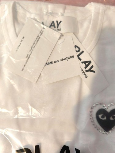 Comme des Garçons Play, nuovo, autentico, taglia M, cuore, metallo ROSSO - Foto 4 di 6