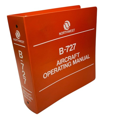 #ad #ad Northwest B 727 Aircraft Operating Pilot amp; Flight Crews Training Manual Original $224.87
