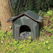 FOR OUTDOOR FERAL CAT DOG PET HOUSE WINTER WARM OXFORD CLOTH STRAY CATS SHELTER