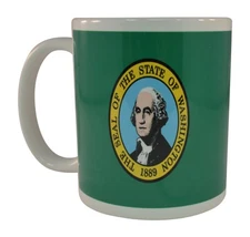 Rogue River Tactical Washington State Flag Coffee Mug Novelty Cup Great