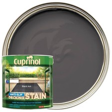 Cuprinol Anti Slip Decking Stain 2.5L Black Ash Exterior Timber Protector DIY UK