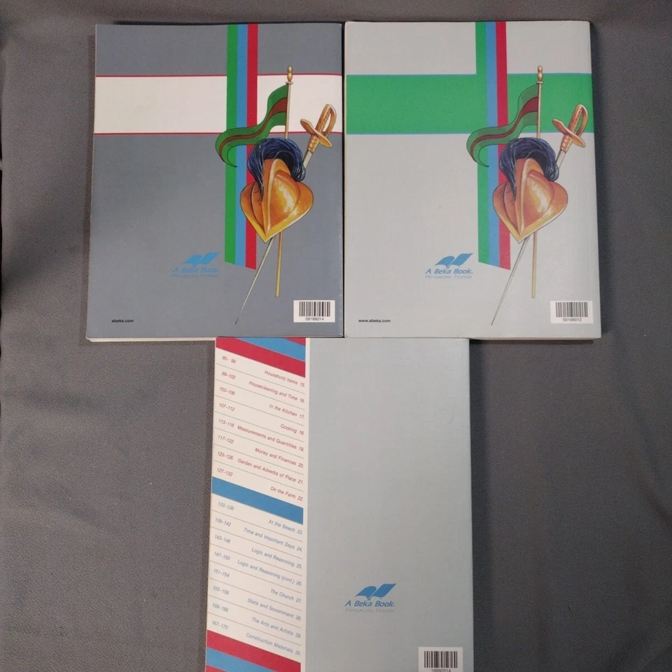 lot of 3 Abeka Spanish 2 Mas Que Vencedores 2A + 2B + Vocabulary Manual set - Image 2 of 4