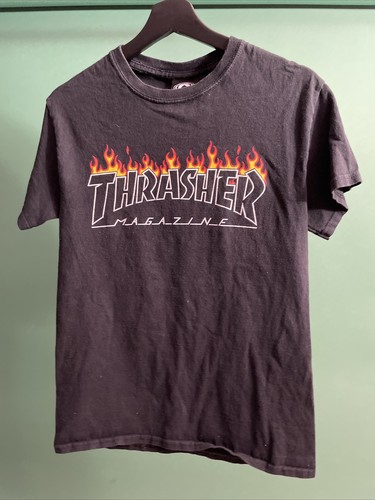 Thrasher Magazine San Francisco Short Sleeve T Shirt Mens Small Black