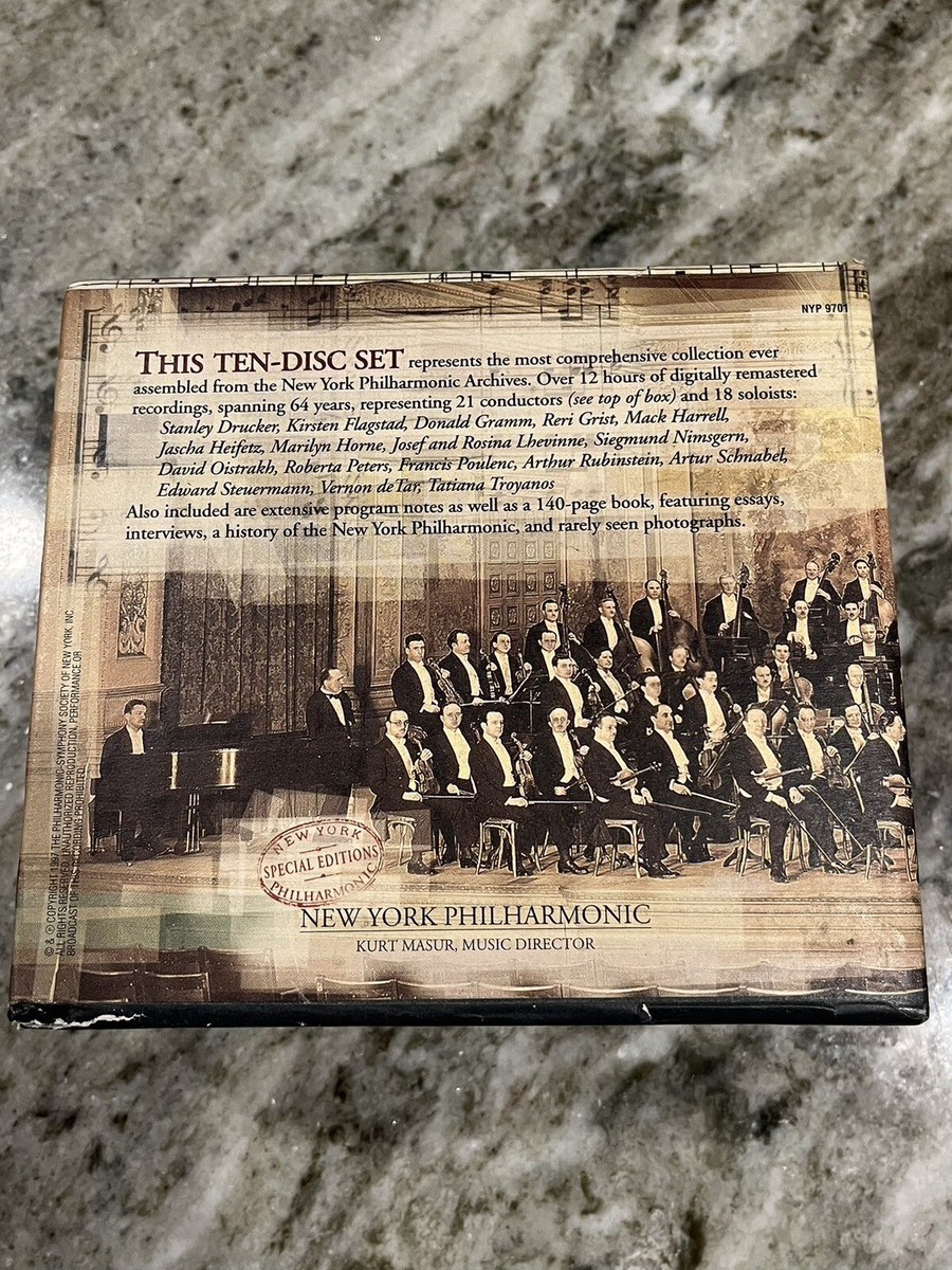 New York Philharmonic Historical Broadcasts 1923 - 1987 CDs