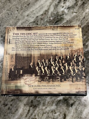 New York Philharmonic Historical Broadcasts 1923 - 1987 CDs