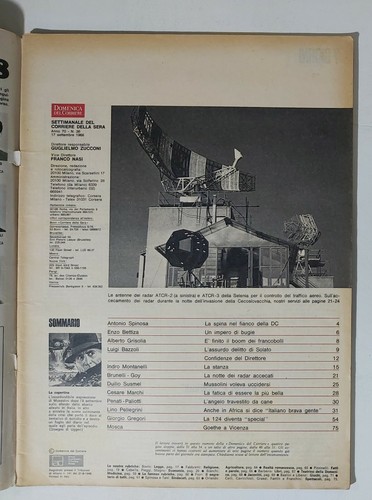 80683 DOMENICA DEL CORRIERE a. 70 nr 38 1968 - Tentativo di suicidio del Duce - Picture 2 of 4