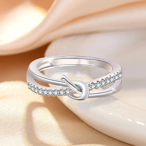 Women's 925 Sterling Silver Ring, High Quality AAA Zircon, Fashion Gift Jewelry - Picture 65 of 70