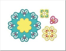 Spellbinders Shapeabilities PENDANTS RENAISSANCE HEARTS 4 DIES CUT NIP