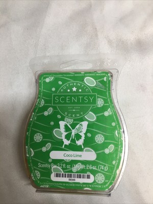 Coco Lime Scentsy Melt Wax Bar