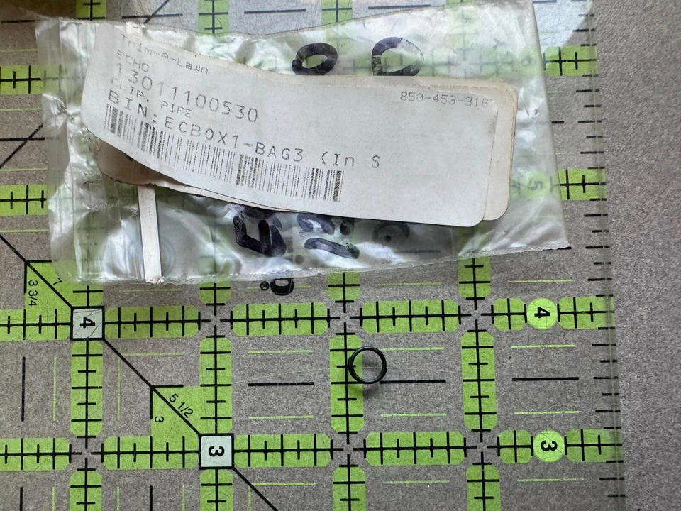 NOS Genuine Echo 13011100530 Fuel Pipe Clip Hose Inner Tube Clamp Kioritz Foto 2 de 2