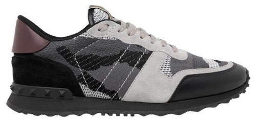 Valentino Garavani Bay by Bay Low Top Sneakers Men 41 Multicolor Lace Up Closure Bay By Bay VLogo denim sneakers in multicoloured - Valentino  main image 3