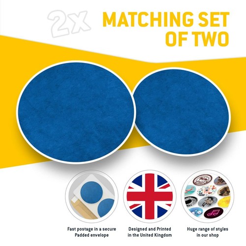 2 x Vinyl Stickers 25cm - Dark Blue Black Texture Gradient Ombre #44836 - Afbeelding 2 van 8