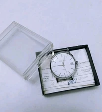 Vintage Watch Poljot 261.2H Mechanical White Dial USSR Soviet Mechanical. 