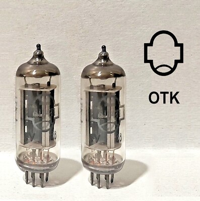 2pcs 6C4P EZ90 6Z31 Shuguang 6Z4 Rectifier Tube by 1960s Audio Amp USSR ...