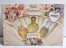 VINTAGE COTY PETITE PARFUMERIE TRULY LACE L’EFFLEUR MUGUET