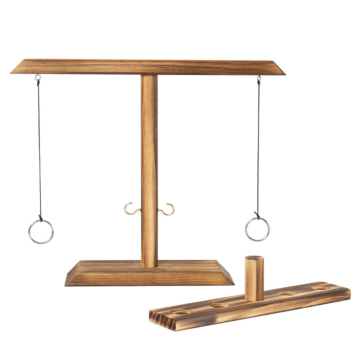 Wooden Ring Hook Tossing Gamenull